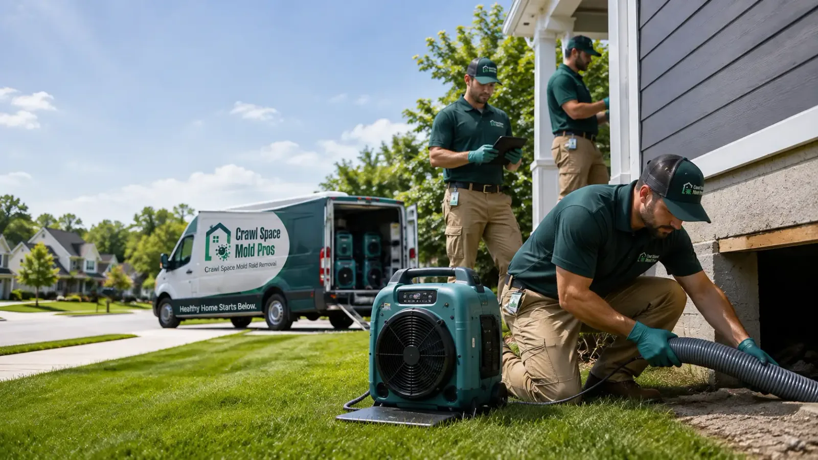 Crawl Space Mold Removal in Lee, IL